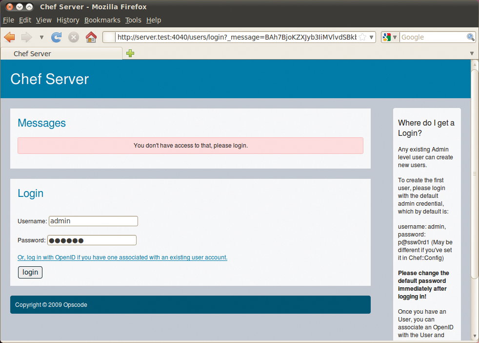 The web front end login page: the default password specified on the right is incorrect. The web front end login page: the default password specified on the right is incorrect.