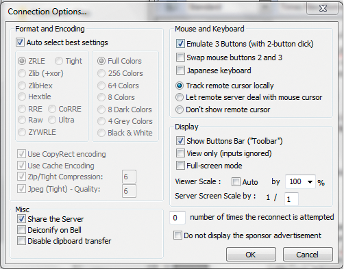 The Windows viewer allows you to access various configuration settings. The Windows viewer allows you to access various configuration settings.