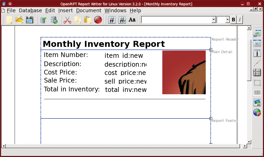 OpenRPT provides test data with the installation. OpenRPT provides test data with the installation.