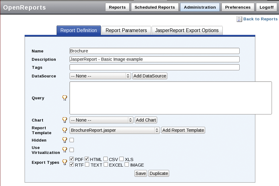 OpenReports is a web-based reporting tool. OpenReports is a web-based reporting tool.