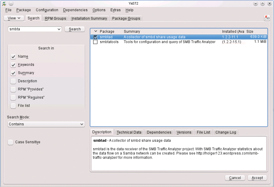 SUSE users can set the required Samba variables in YaST. SUSE users can set the required Samba variables in YaST.