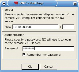 Enter the IP or hostname of the targeted VNC server. Enter the IP or hostname of the targeted VNC server.