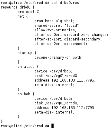 To switch DRBD to dual-primary mode, you need to configure the net section for the resource and add fencing at resource level. To switch DRBD to dual-primary mode, you need to configure the net section for the resource and add fencing at resource level.
