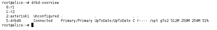 After configuring DRBD correctly, the dual-primary will work, as you can see here. After configuring DRBD correctly, the dual-primary will work, as you can see here.