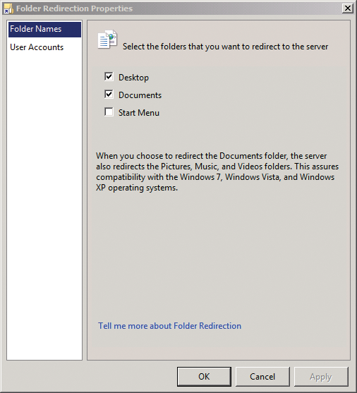 Configuring folder redirection on SBS 2011. Configuring folder redirection on SBS 2011.