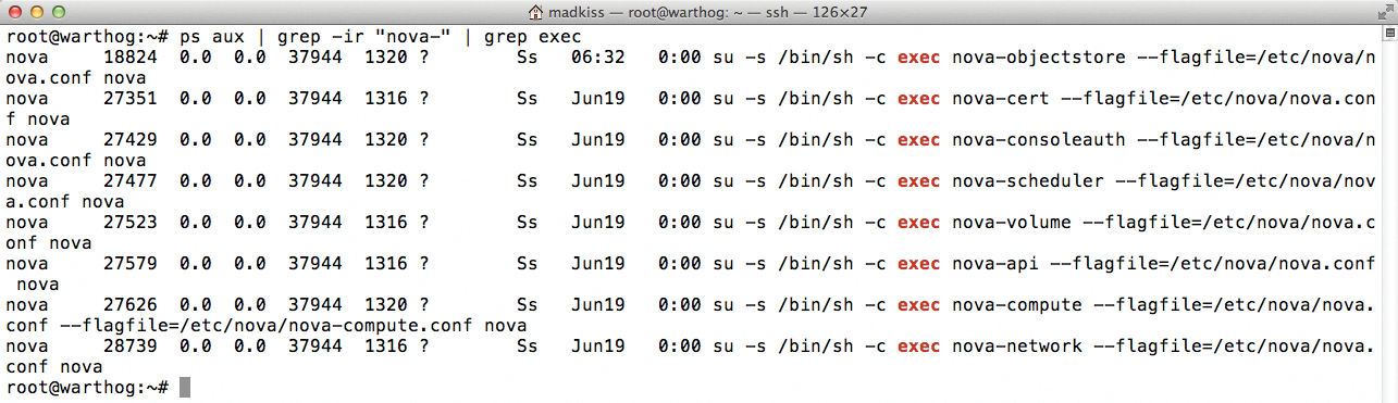 Nova consists of many components, including the scheduler or nova-compute. Nova consists of many components, including the scheduler or nova-compute.