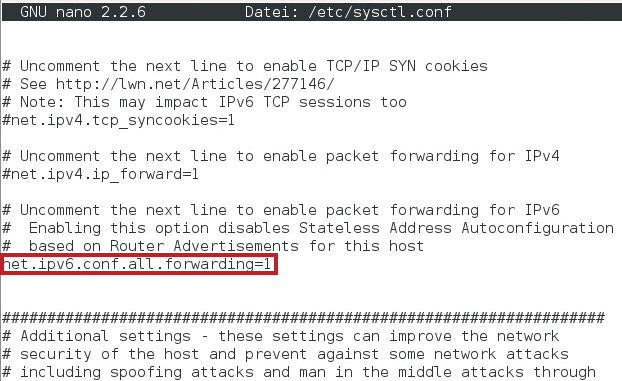 Configuring IPv6 routing in the Linux kernel configuration. Configuring IPv6 routing in the Linux kernel configuration.