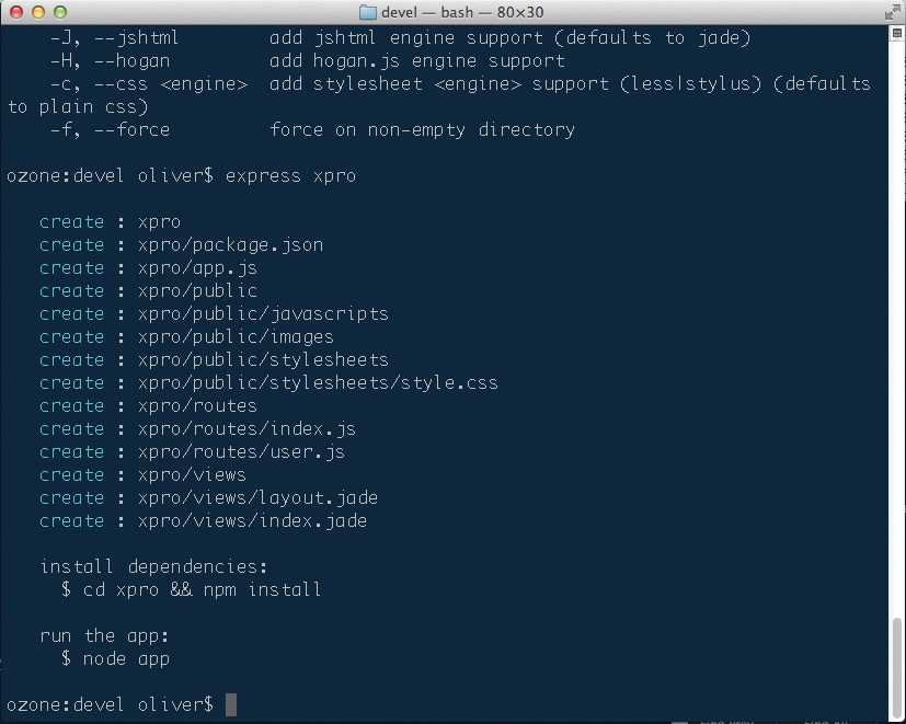 On request, the Express tool defines the basic structure of an application. On request, the Express tool defines the basic structure of an application.