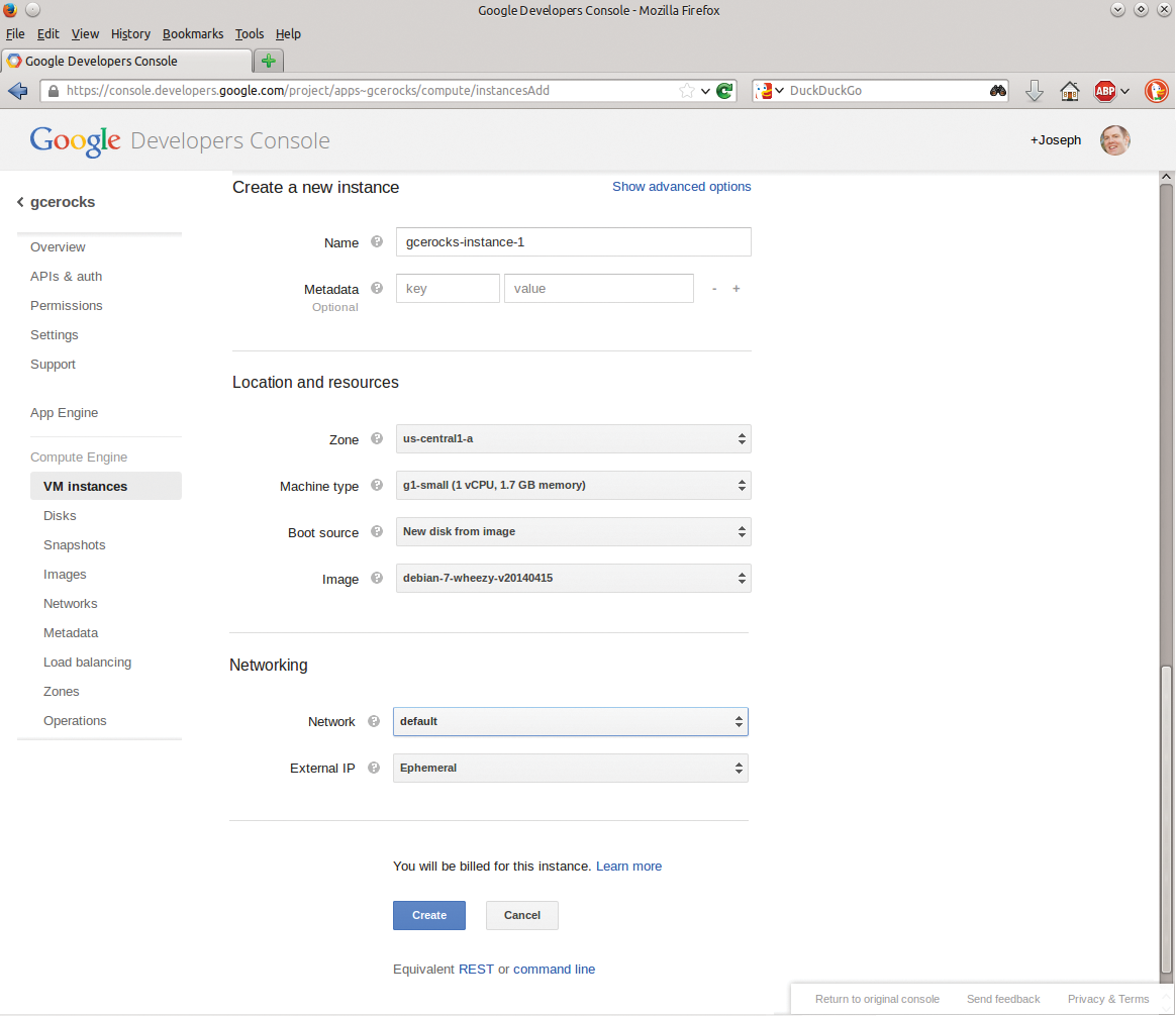 Creating a new instance. Creating a new instance.