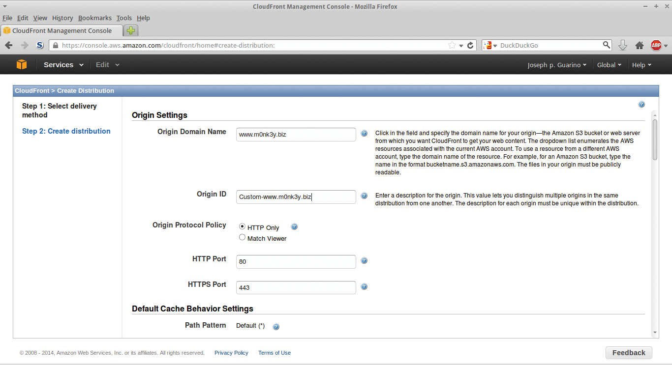 Origin settings. Origin settings.