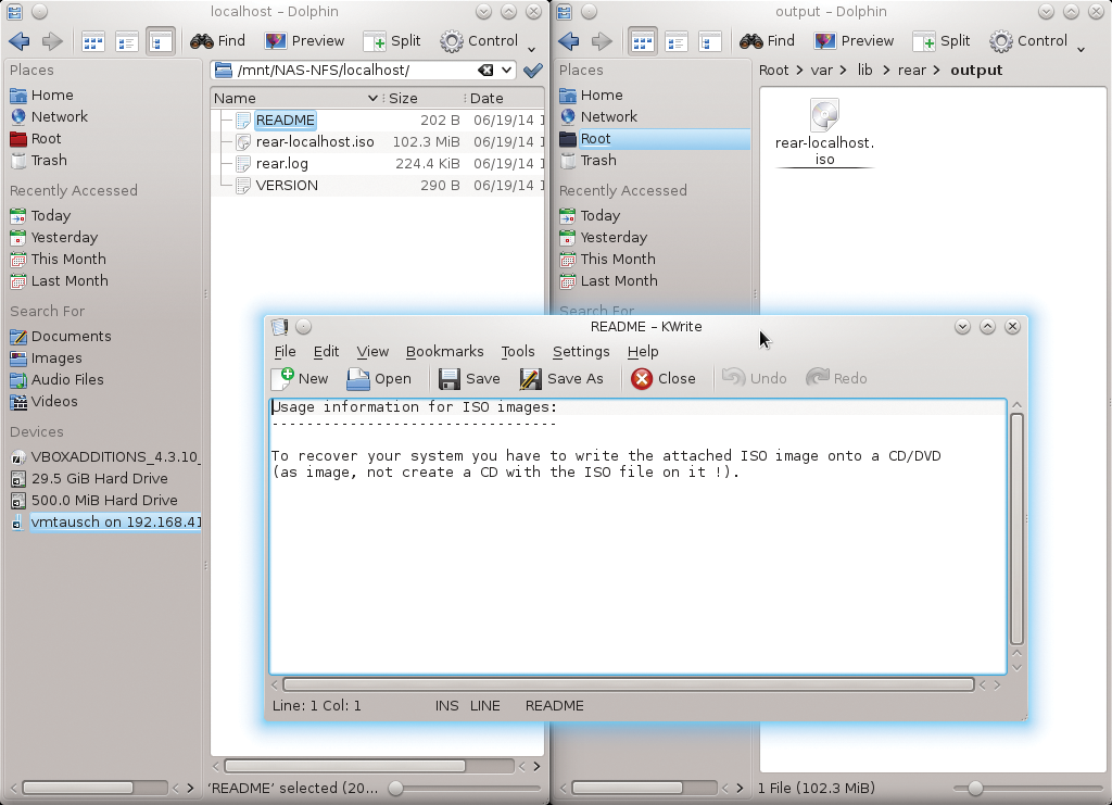 Under usual circumstances, the ISO image ends up in the backup. Under usual circumstances, the ISO image ends up in the backup.