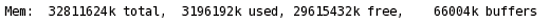 Fourth line of output from Top while running an application. Fourth line of output from Top while running an application.