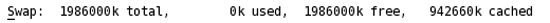 Fifth line of output from Top while running an application. Fifth line of output from Top while running an application.