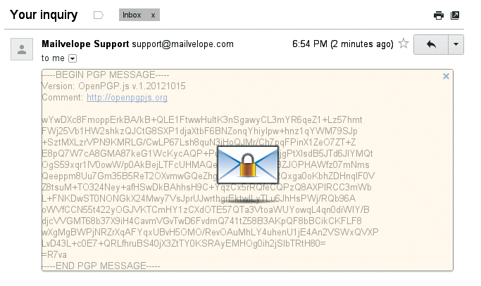 To read or write encrypted email in the Posteo webmail front end, you need to install the Mailvelope browser extension. To read or write encrypted email in the Posteo webmail front end, you need to install the Mailvelope browser extension.