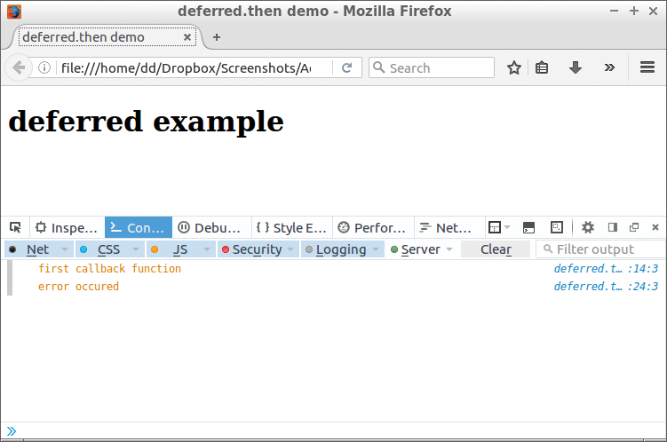 In jQuery 3, exceptions when using Deferred objects no longer cause the program to terminate. In jQuery 3, exceptions when using Deferred objects no longer cause the program to terminate.
