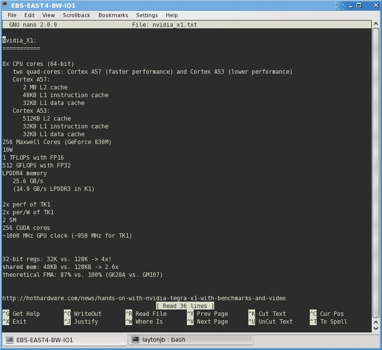 Nano 2.0.9 on CentOS 6.8. Nano 2.0.9 on CentOS 6.8.
