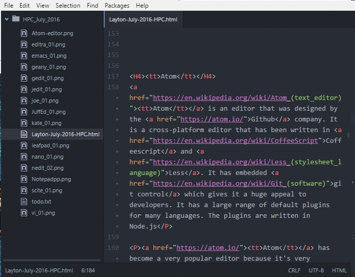 Atom on Windows 10. Atom on Windows 10.