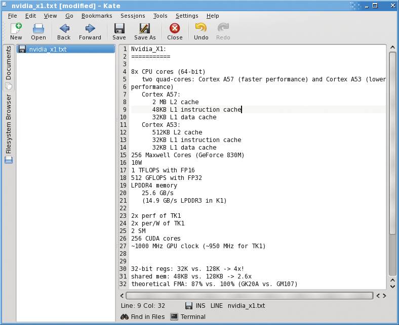 Kate 3.3.4 on CentOS 6.8 with KDE. Kate 3.3.4 on CentOS 6.8 with KDE.
