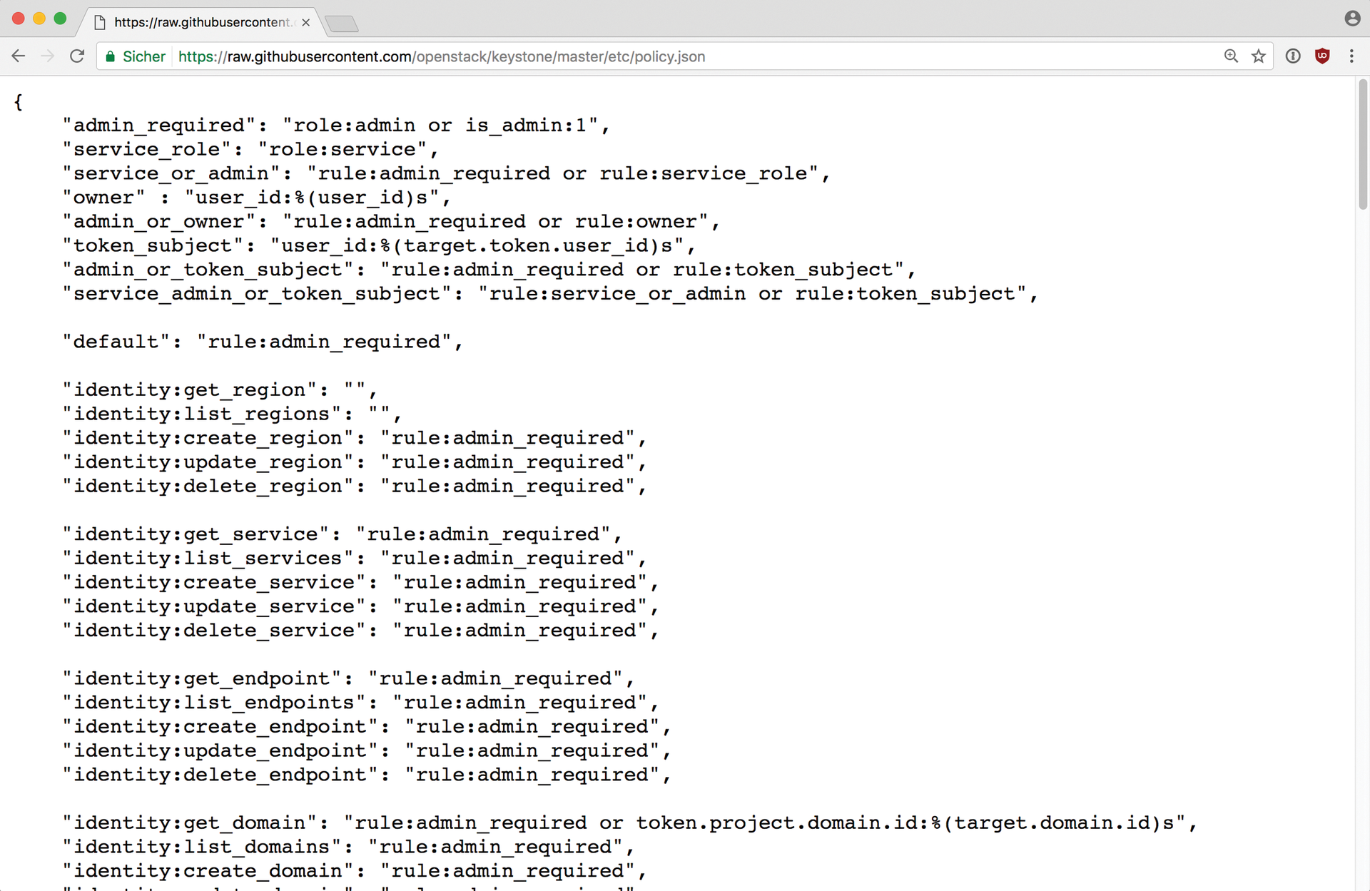 policy.json files control how the OpenStack services access individual APIs. policy.json files control how the OpenStack services access individual APIs.